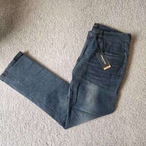 Kenneth Cole Men's New York Jeans Light Wash Slim Fit Low Rise Waist NWT32 x 30